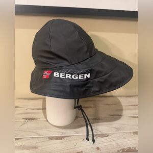 Bergen Black Rain Hat